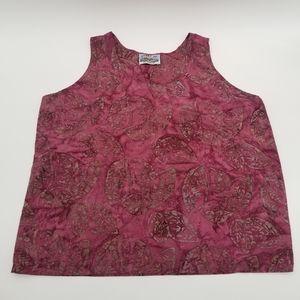 Tienda Ho | Free Size Flowy Boho Floral Paisley Tank